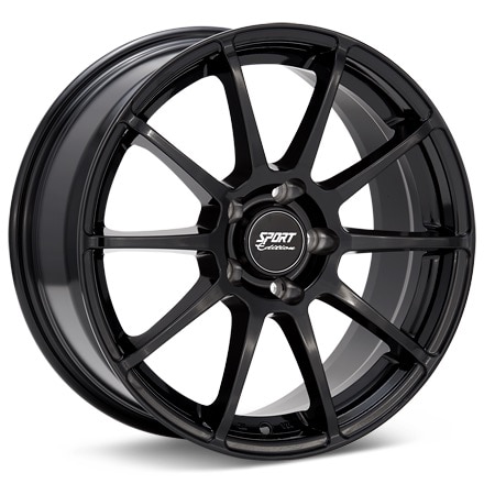Sport Edition A10-2 Gloss Black Painted Wheels 15 In 15x6 +43 A1025601GB