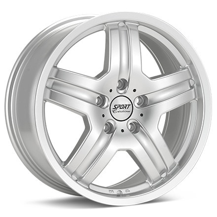 Sport Edition WX5 Bright Silver Paint Wheels 19 In 19x8.5 40 WX5985405112BS