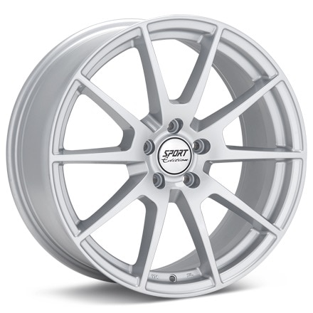 Sport Edition WX9 Bright Silver Wheels 18 In 18x8 45 WX9880455127BS