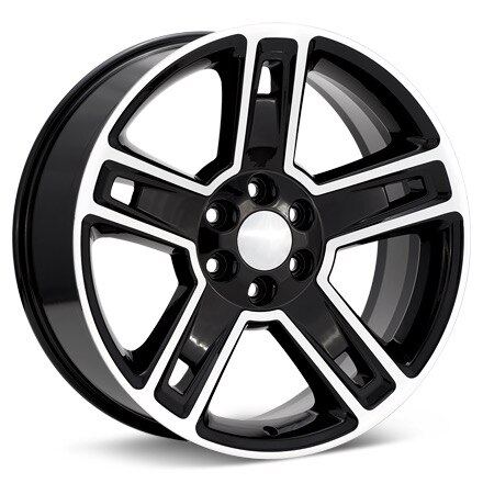 Sport Muscle SM34 Machined w/Black Accent Wheels 22 In 22x9 +24 34290246507