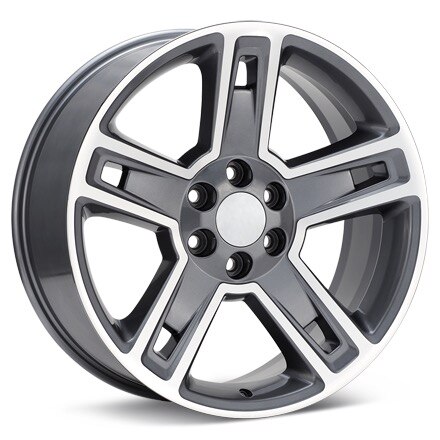 Sport Muscle SM34 Machined w/Light Grey Accent Wheels 22 In 22x9 +24 34290246510