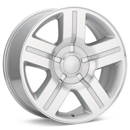 Sport Muscle SM37 Silver Machined w/Clearcoat Wheels 20 In 20x8.5 +30 37085306509