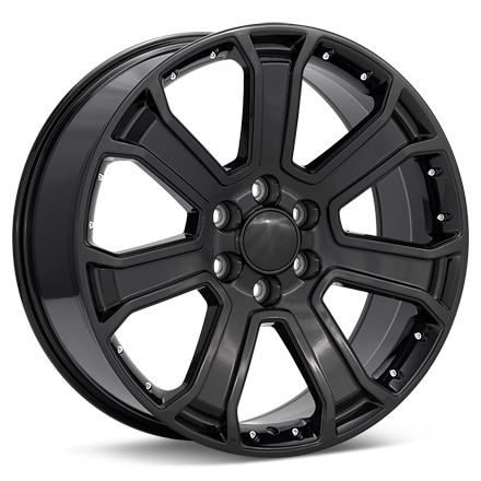 Sport Muscle SM49 Gloss Black Painted Wheels 22 In 22x9 31 49290316502