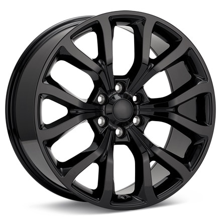Sport Muscle SM52 Gloss Black Painted Wheels 22 In 22x9.5 +44 52295443602