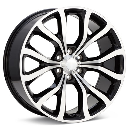 Sport Muscle SM52 Machined w/Black Accent Wheels 22 In 22x9.5 +44 52295443607