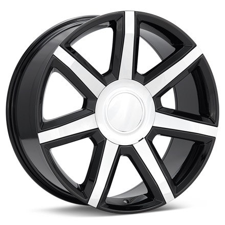 Sport Muscle SM56 Gloss Black Painted Wheels 22 In 22x9 +24 56290246512