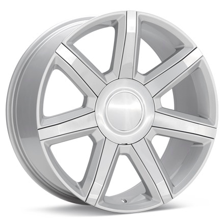 Sport Muscle SM56 Silver Painted Wheels 22 In 22x9 +24 56290246515