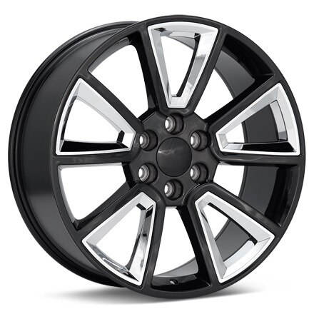 Sport Muscle SM57 Gloss Black Painted Wheels 22 In 22x9 +24 57290246512