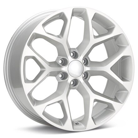 Sport Muscle SM59 Silver Machined w/Clearcoat Wheels 22 In 22x9 +24 59290246509