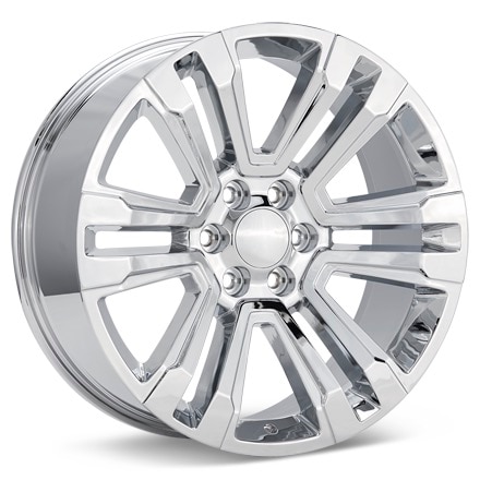 Sport Muscle SM72 Chrome Plated Wheels 22 In 22x9 24 72290246501