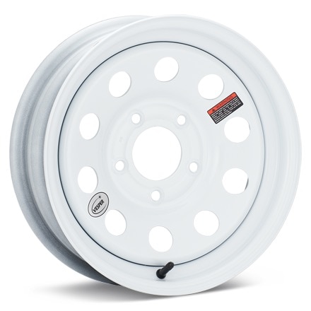 Taskmaster Trailer Vesper 15 5-Lug Gloss White Wheels 15 In 15x5 00 MX550545WM1XBX