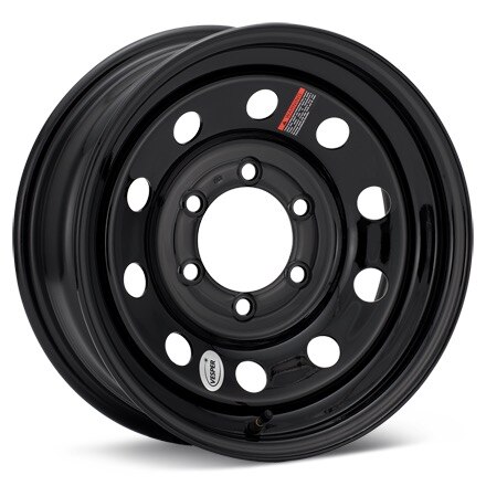 Taskmaster Trailer Vesper 16 6-Lug Gloss Black Painted Wheels 16 In 16x6 00 MX660655BM1BX