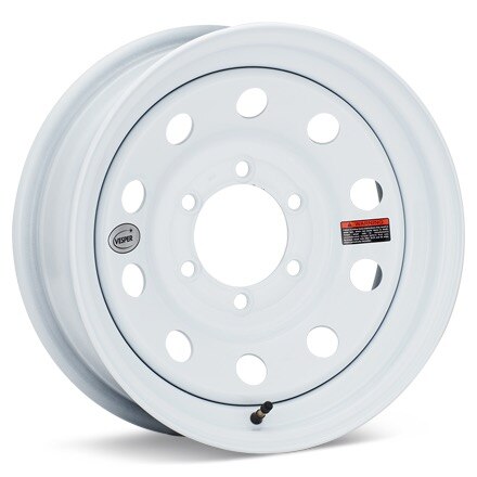 Taskmaster Trailer Vesper 16 6-Lug Gloss White Wheels 16 In 16x6 00 MX660655WM1XBX