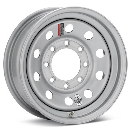Taskmaster Trailer Vesper 16 8-Lug Gloss Silver Paint Wheels 16 In 16x6 00 MX660865SM1LBX