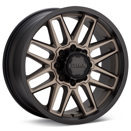 Ultra Butcher 8-Lug Bronze w/Black Lip Wheels 20 In 20x9 -12 231-2987BZ12