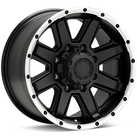Ultra Crusher Black w/Mach Lip Wheels 16 In 16x8 15 195-6886B