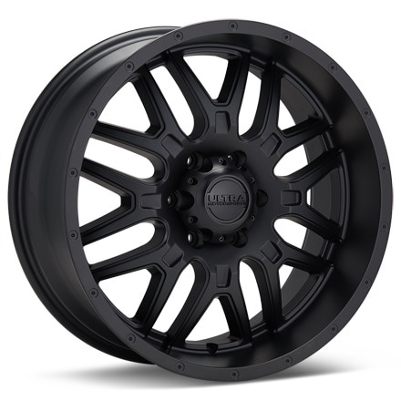 Ultra Hunter Black Wheels 17 In 17x9 12 203-7985SB+12