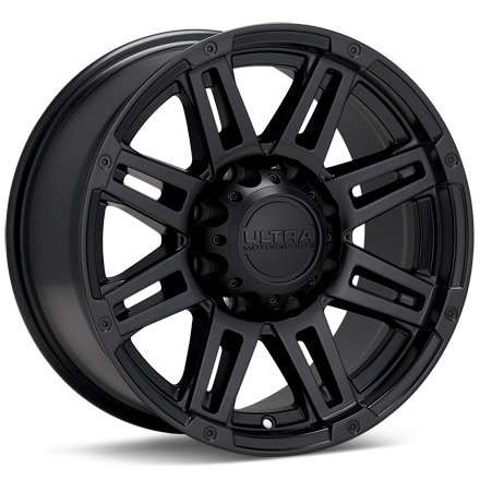 Ultra Machine Black Painted Wheels 20 In 20x9 18 226-2987SB+18