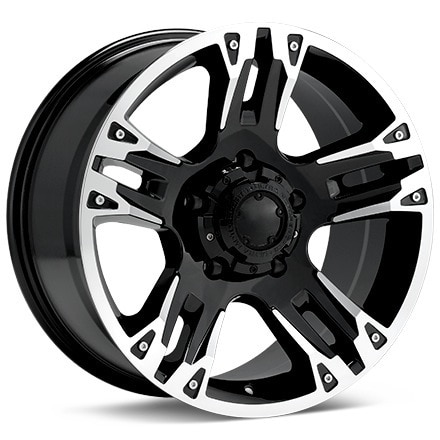 Ultra Maverick Machined w/Black Accent Wheels 17 In 17x8 0 234-7883B