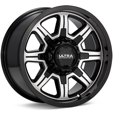 Ultra Menace Machined W/Black Accent Wheels 16 In 16x8 10 229-6883U+10