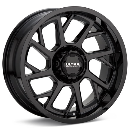 Ultra Patriot Gloss Black Painted Wheels 20 In 20x9 +18 120-2905BK+18