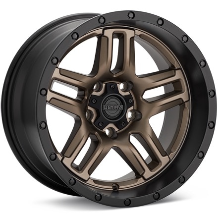 Ultra Prowler Jeep Bronze w/Black Lip Wheels 17 In 17x9 -12 258-7965BZ12