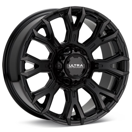 Ultra Scorpion Gloss Black Painted Wheels 20 In 20x9 +18 123-2905BK+18