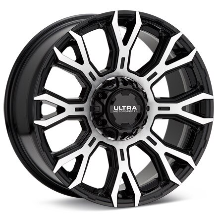 Ultra Scorpion Machined w/Gloss Black Accent Wheels 17 In 17x9 +12 123-7904U+12