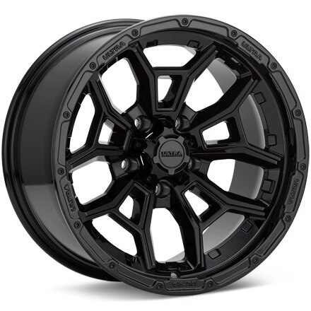 Ultra Warmonger 5 Gloss Black Painted Wheels 17 In 17x9 -12 125-7973BK12