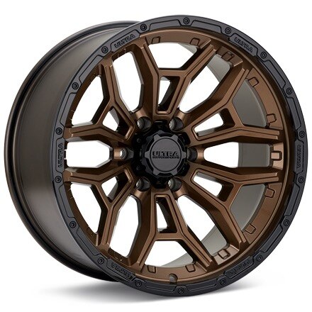Ultra Warmonger 6 Bronze w/Gloss Black Lip Wheels 20 In 20x9 -12 126-2983BZ12