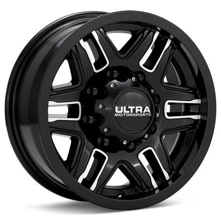 Ultra Trailer Armageddon Machined w/Black Accent Wheels 16 In 16x6.5 +00 053-6681BK