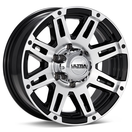 Ultra Trailer Machine Machined w/Black Accent Wheels 15 In 15x6 00 226-5665U