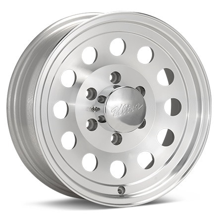 Ultra Trailer Type 62 Silver Machined w/Clearcoat Wheels 14 In 14x5.5 0 062-4565K
