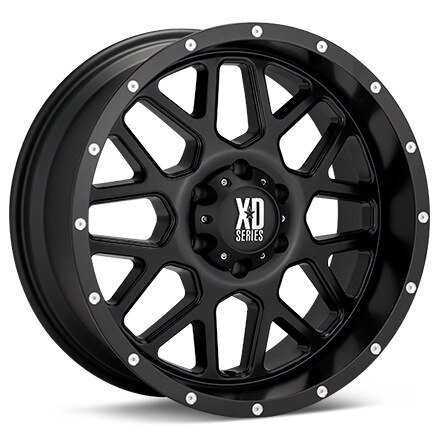 XD Wheels XD820 Grenade Black Painted Wheels 20 In 20x10   XD82021050724NUS