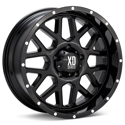 XD Wheels XD820 Grenade Gloss Black Painted Wheels 18 In 18x9 +18 XD82089068318USX