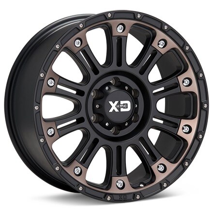 XD Wheels XD829 Black Machined w/Dark Tint Wheels 20 In 20x9 -12 XD82929050912N