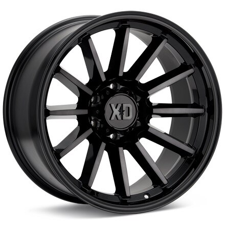 XD Wheels XD855 Luxe Gloss Black Machine w/GreyTint Wheels 20 In 20x10 -18 XD85521050418N