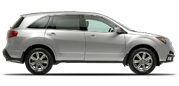 Vehicle in session - 2010 Acura MDX with Technology Package Palladium