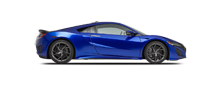 Vehicle in session - 2017 Acura NSX  Nouvelle Blue