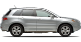 Vehicle in session - 2007 Acura RDX  Alabaster Silver
