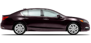 Vehicle in session - 2014 Acura RLX with Technology Package Pomegranate
