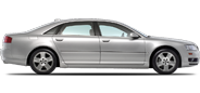 Vehicle in session - 2010 Audi A8 Base Model Light Silver