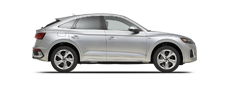Vehicle in session - 2023 Audi Q5 Sportback 2.0T 255/45-20 Florett Silver