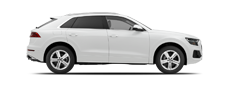 Vehicle in session - 2020 Audi Q8 Premium Carrara White