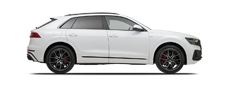 Vehicle in session - 2024 Audi Q8 285/45-21 Glacier White