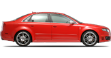 Vehicle in session - 2007 Audi RS4  Misano Red