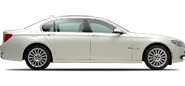 Vehicle in session - 2010 BMW 760Li 245/40-20F 275/35-20R Alpine White