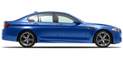 Vehicle in session - 2013 BMW M5  Monte Carlo Blue