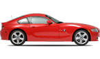 Vehicle in session - 2006 BMW Z4 3.0si Coupe  Bright Red