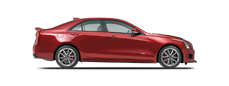 Vehicle in session - 2017 Cadillac ATS-V Sedan  Red Obsession